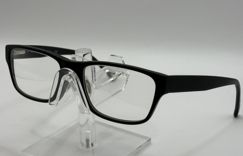 Marchon NYC Downtown Rivington 001 Black Eyeglass Frames 57-18-145